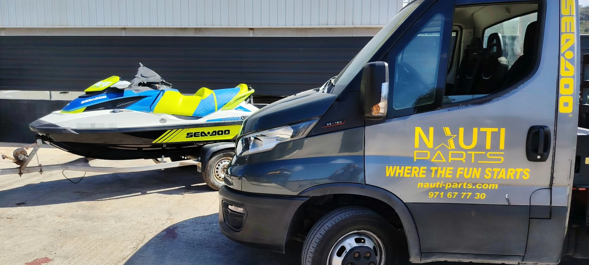 jet ski collection and delivery Mallorca